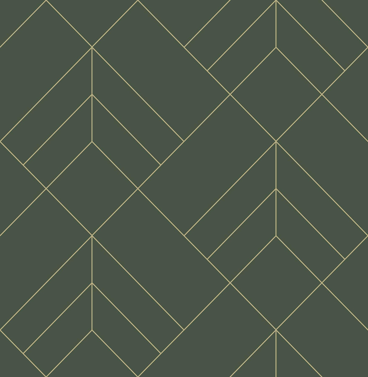 A-Street Prints Sander Evergreen Geometric Wallpaper