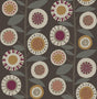 A-Street Prints Sisu Raspberry Floral Geometric Wallpaper
