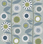 A-Street Prints Sisu Light Blue Floral Geometric Wallpaper