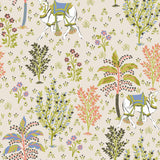 Brewster Home Fashions Camel's Courtyard Peel & Stick Linen Wallpaper