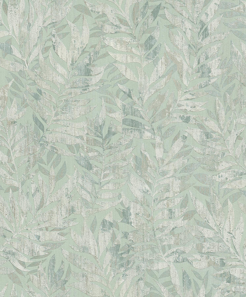 Brewster Home Fashions Beck Leaf Green Wallpaper