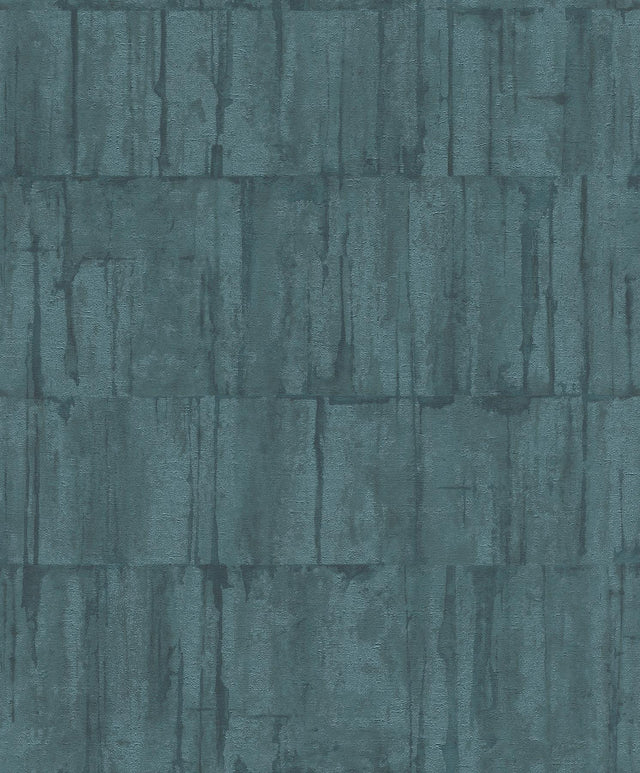 Brewster Home Fashions Buck Teal Horizontal Wallpaper