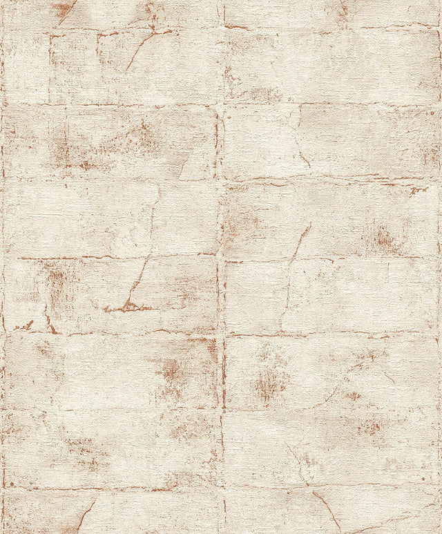 Brewster Home Fashions Clay Rust Stone Wallpaper