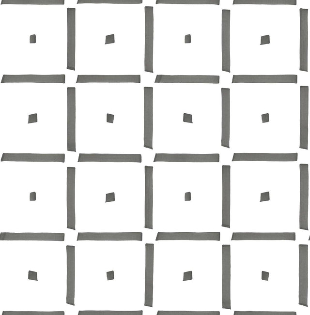 Seabrook Check and Spot Argos Grey Wallpaper