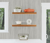 Seabrook Wood Panel Grey Wallpaper