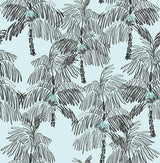 Seabrook Palm Beach Blue Wallpaper