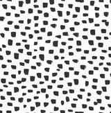Seabrook Speckled Dot Black & White Wallpaper