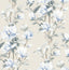 Seabrook Magnolia Trail Linen & French Blue Wallpaper