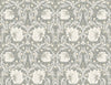 Seabrook Pimpernel Floral Alloy Grey & Alabaster Wallpaper