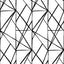 Seabrook Quartz Geo Black & White Wallpaper
