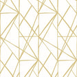 Seabrook Quartz Geo Metallic Gold Wallpaper