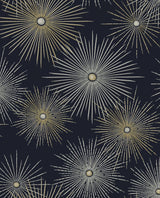 Seabrook Starburst Geo Blue Wallpaper