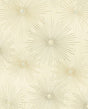 Seabrook Starburst Geo Ivory & Metallic Gold Wallpaper