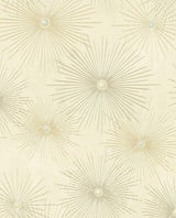 Seabrook Starburst Geo Off-White Wallpaper