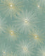 Seabrook Starburst Geo Teal & Metallic Gold Wallpaper