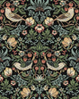 Seabrook Aves Garden Ebony Wallpaper
