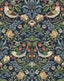 Seabrook Aves Garden Midnight Blue Wallpaper