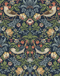 Seabrook Aves Garden Midnight Blue Wallpaper