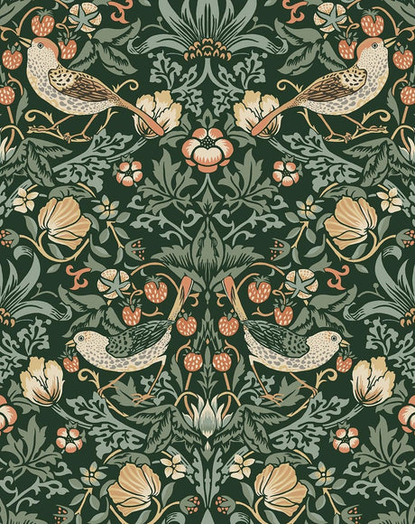 Seabrook Aves Garden Green Wallpaper