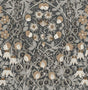 Seabrook Tulip Garden Wrought Iron & Chamois Wallpaper