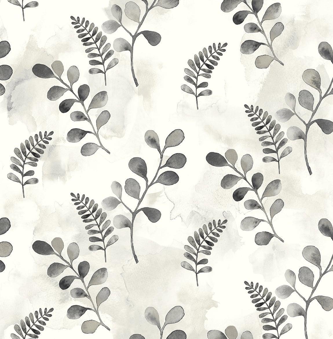 Seabrook Woodland Walk Steel Grey Wallpaper
