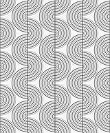 Seabrook Zen Geo Onyx & Metallic Silver Wallpaper