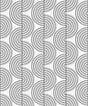 Seabrook Zen Geo Onyx & Metallic Silver Wallpaper