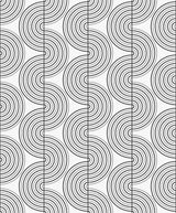 Seabrook Zen Geo Black Wallpaper