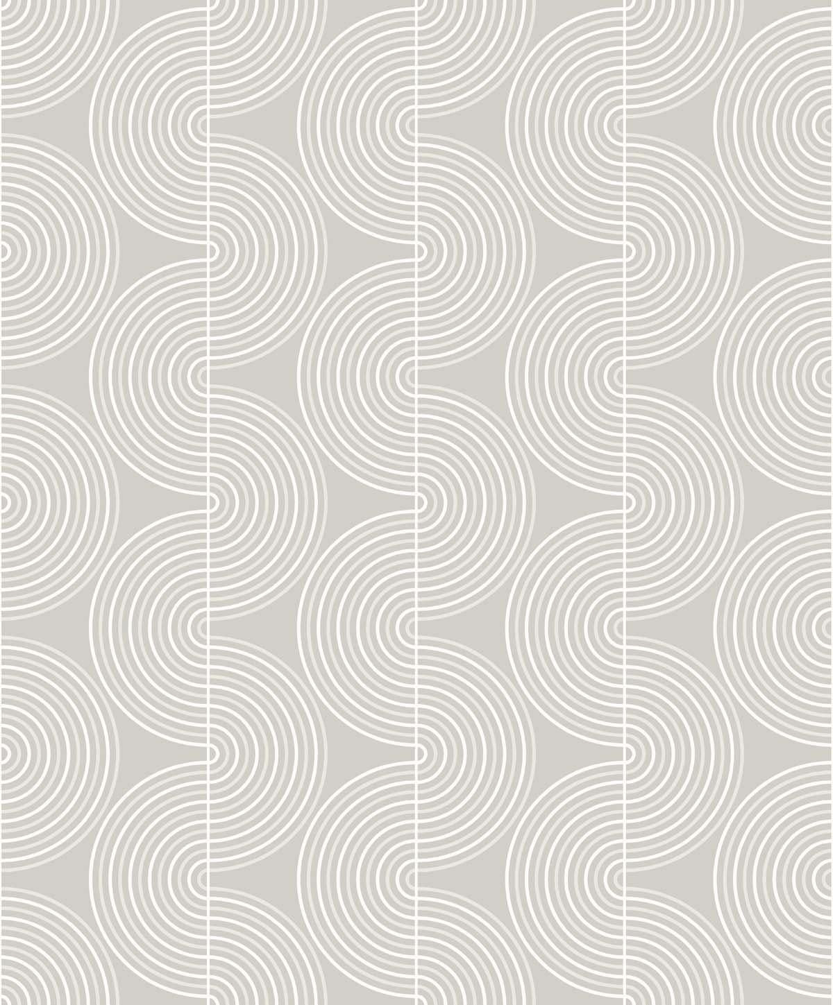 Seabrook Zen Geo Grey Wallpaper
