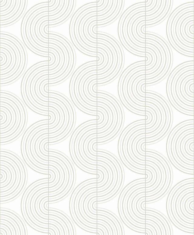Seabrook Zen Geo Lunar Rock & Metallic Pearl Wallpaper