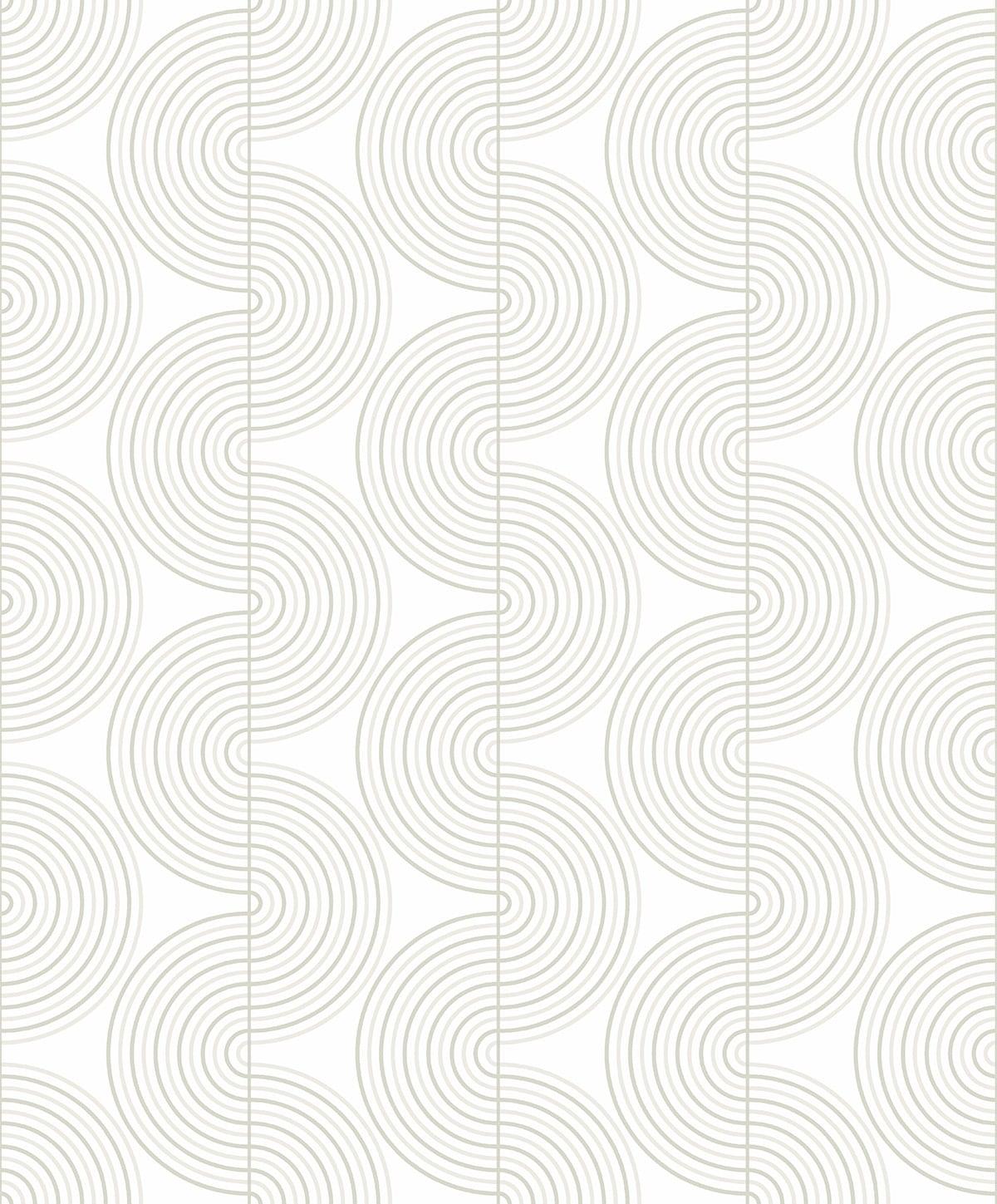 Seabrook Zen Geo Grey Wallpaper