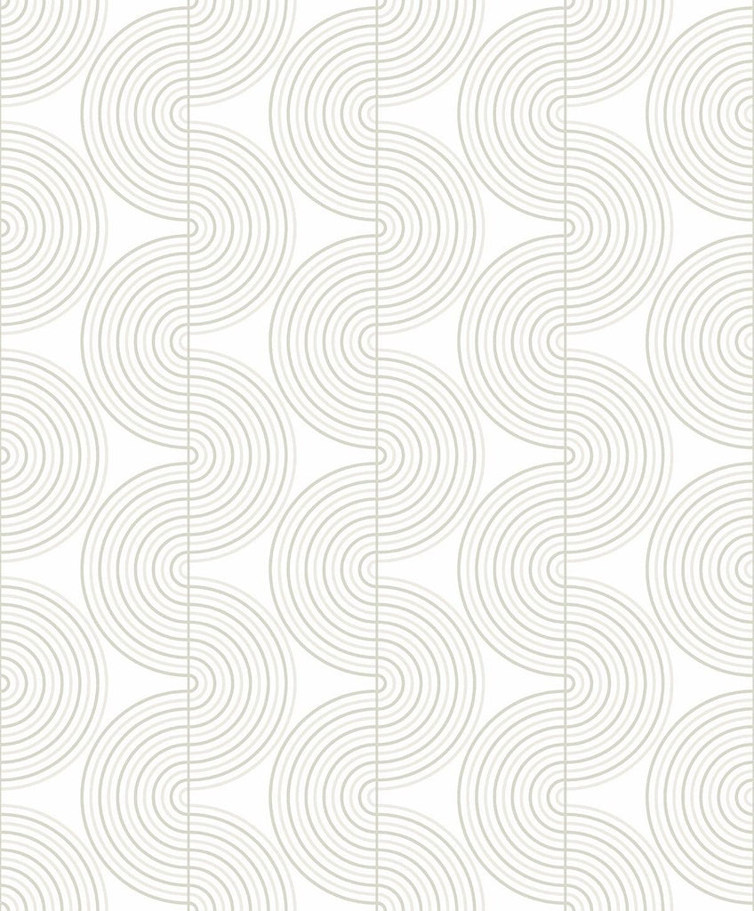 Seabrook Zen Geo Grey Wallpaper