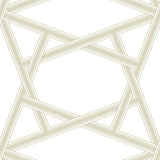 Seabrook Crossroads Geo Metallic Gold Wallpaper
