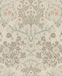 Seabrook Victorian Garden Lunar Rock & Clay Wallpaper