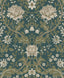 Seabrook Honeysuckle Trail Teal & Moss Green Wallpaper