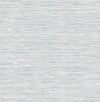 Seabrook Cyrus Faux Grasscloth Dove Grey & Bluestone Wallpaper