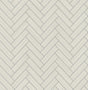 Seabrook Herringbone Inlay Lunar Grey & Metallic Silver Wallpaper