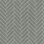 Seabrook Herringbone Inlay Graphite & Metallic Silver Wallpaper