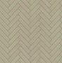 Seabrook Herringbone Inlay Khaki & Metallic Silver Wallpaper