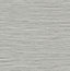 Seabrook Saybrook Faux Rushcloth Cove Grey & Metallic Silver Wallpaper