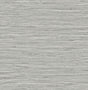 Seabrook Saybrook Faux Rushcloth Cove Grey & Metallic Silver Wallpaper