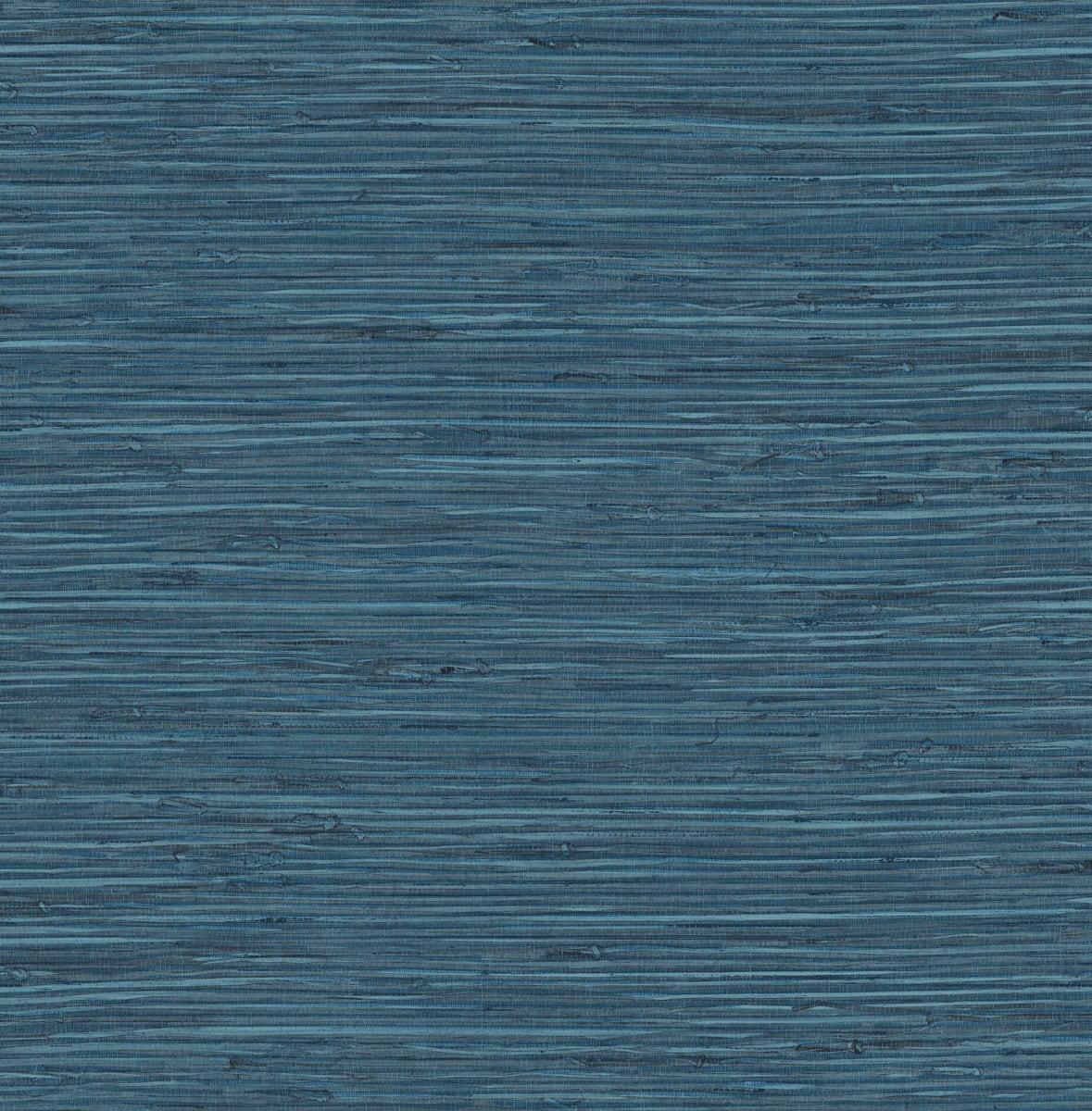 Seabrook Saybrook Faux Rushcloth Nautica Blue Wallpaper