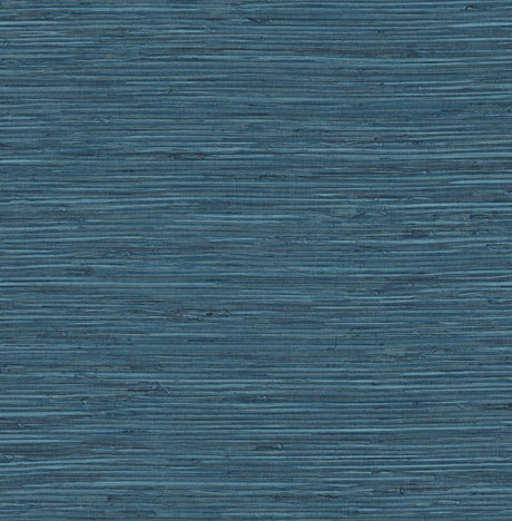 Seabrook Saybrook Faux Rushcloth Blue Wallpaper