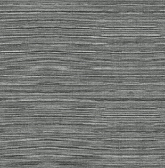 Seabrook Seaside Faux Sisal Slate Grey Wallpaper