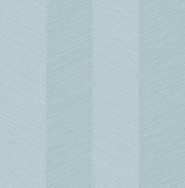 Seabrook Chevy Hemp Blue Bell Wallpaper