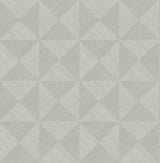Seabrook Geo Inlay Lunar Grey Wallpaper