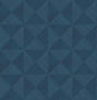 Seabrook Geo Inlay Denim Blue Wallpaper