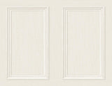 Seabrook Faux Wood Panel Dove Wallpaper