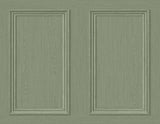 Seabrook Faux Wood Panel Fresh Rosemary Wallpaper