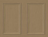 Seabrook Faux Wood Panel Brown Wallpaper
